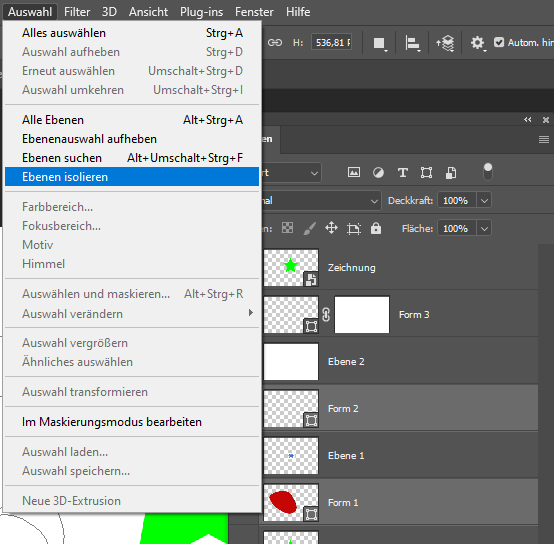Photoshop Inhalt Der Ebene Kann Nicht Direkt Bearbeitet Werden Bildbearbeitung Ebenen